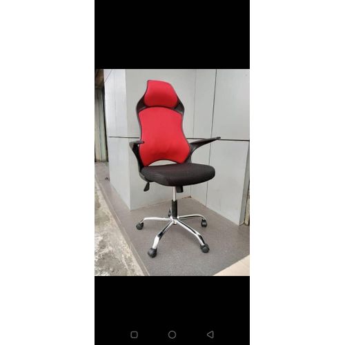 Generic Modern executive red and black mesh office chair