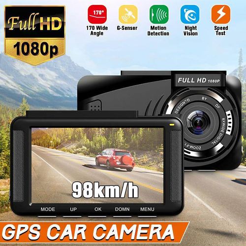 1080P HD Dual Lens GPS Car DVR Camera Dash Cam Recorder G-sensor Night VIEW