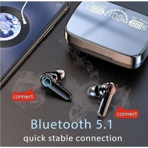 Generic M19 Wireless Bluetooth Earphone LED Headset Headphone - image 3