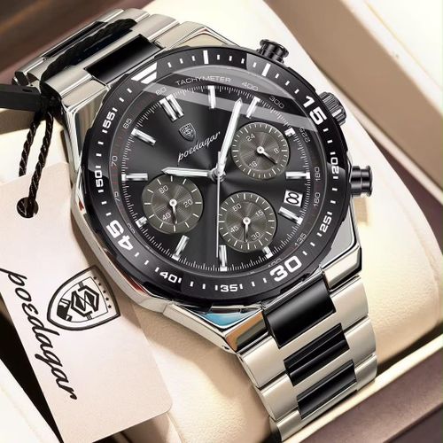 POEDAGAR Luxury Fashion Chain Wristwatch - image 2
