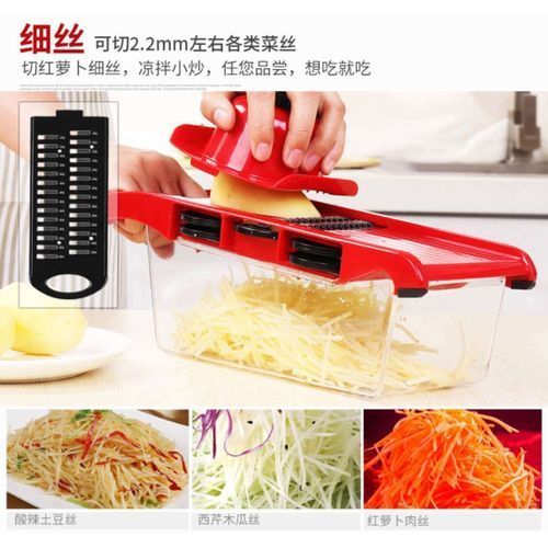 Peeler Stainless Steel Cutter, Vegetable Slicer, Cucumber Slicer,  Double-Sided Blade Stainless Steel Vegetable Cutter and Fruit Slicer,  Multifunction for Kitchen, Potatoes, Carrot, Fruit Grater 