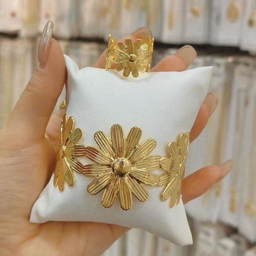 product_image_name-Fashion-GOLD ETHNIC SET -BANGLE RING BX-1