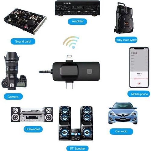 Generic K15 3-in-1 Dual Wireless Lavalier Microphone for iPhone, Android & Camera - 20m Range, Noise Reduction - image 3