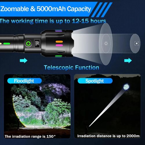 Generic High Power Laser Flashlight With up to 2000m Beam Distance - image 4
