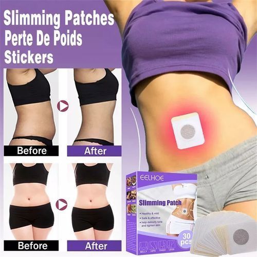 Eelhoe 30 Pieces Slimming Belly Fat Burning Weight Loss Body Firming Waist  Slim Navel Patch