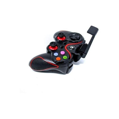 Generic Wireless Bluetooth Mobile Game Controller with Phone Holder – Rechargeable Gaming Gamepad for Android & iOS
