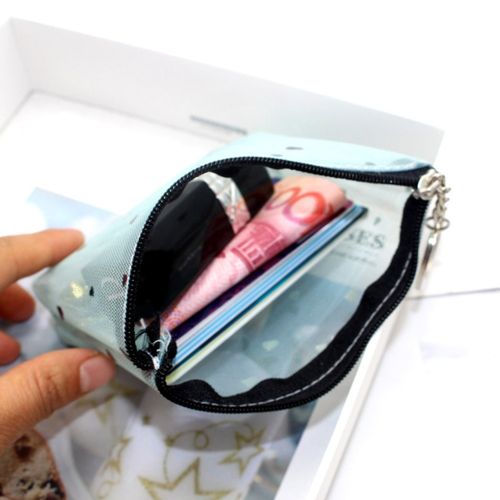 2 PCS Hologram Coin Purse, Iridescent Clutch Purse Kiss Lock Change Pouch  Holographic Makeup Bag Laser Women Wallet(Silver+Coffee) - Walmart.com