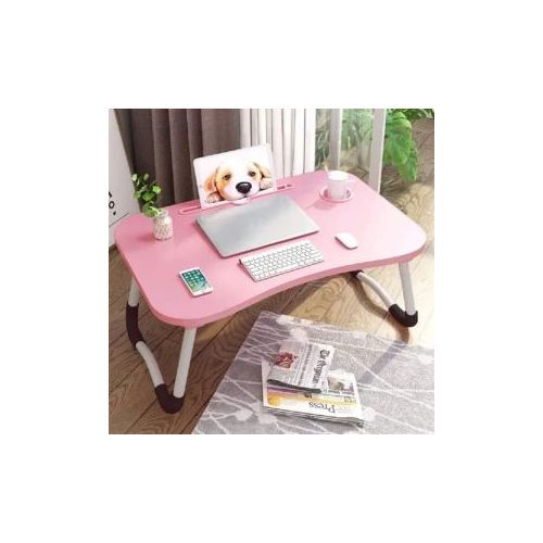 product_image_name-Generic-Multi-purpose Wooden Laptop Table With Cup Hole-2