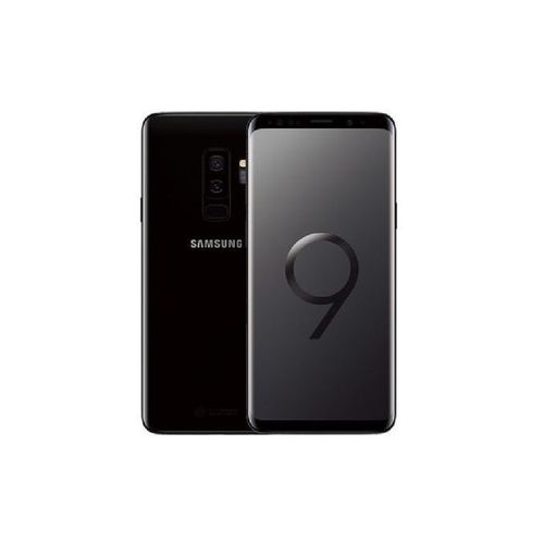 Galaxy S9 Plus (S9+) 6.2-Inch QHD (6GBRAM, 64GB ROM) 4G LTE Android 9.0 Smartphone Black + Free Tempered Glass.