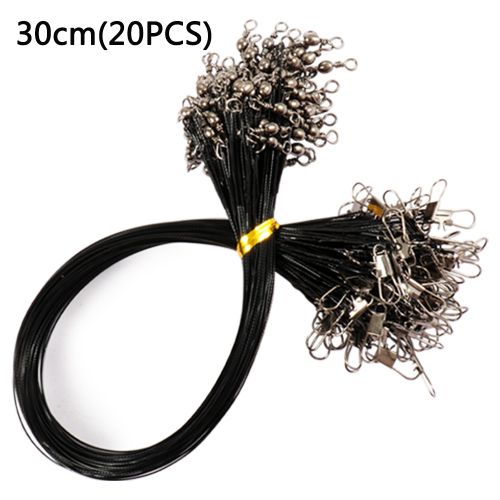 20pcs Fishing Wire Leaders Heavy Duty Fishing Stainless Steel Wire