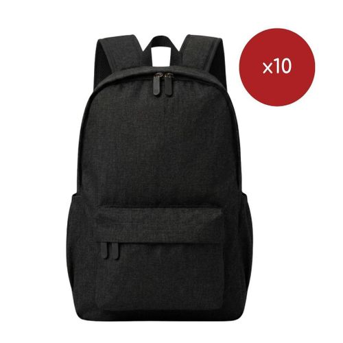 Fashion Black Basic Backpack School Bag (bulk)