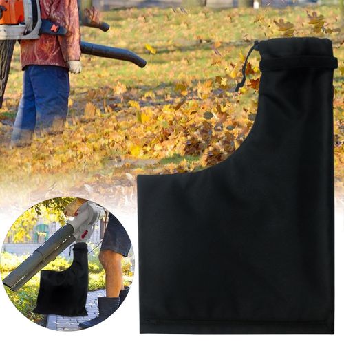 Outdoor Black Oxford Leaf Blower Vacuum Bag, Cleaning Dust Bag For Blower  Collector