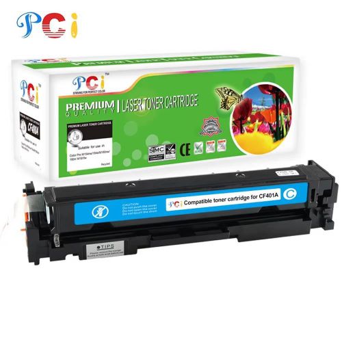 Pci 201A Compatible LaserJet Toner Cartridge Cyan (CF401A)