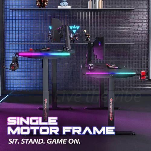Generic 1.2m Executive Adjustable Height Desk With Rgb light - image 3