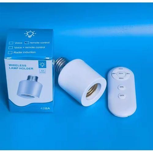 Generic E27 Infrared Wireless Remote Control Smart Timer Light Bulb Holder - image 7