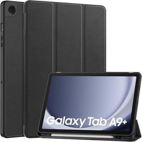 Pouch Samsung Galaxy Tab A9+ Plus 11 Inch PU Leather Smart Case & Screen Protector
