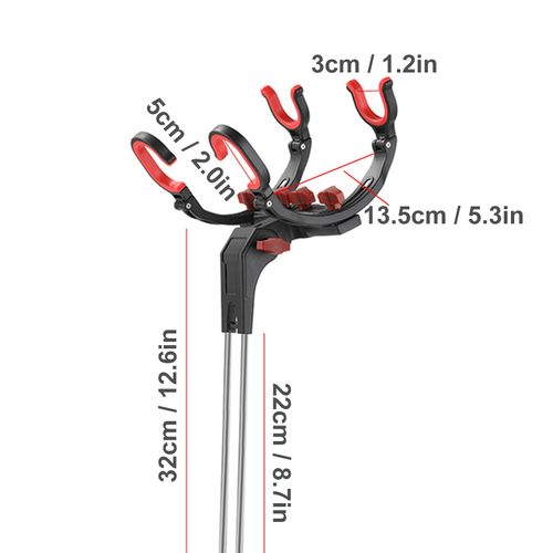 Generic Installation Tool Adjustable Rotating Fishing Rod Rack