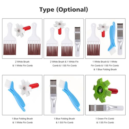 Air Conditioner Condenser Fin And Refrigerator Coil Cleaning Whisk