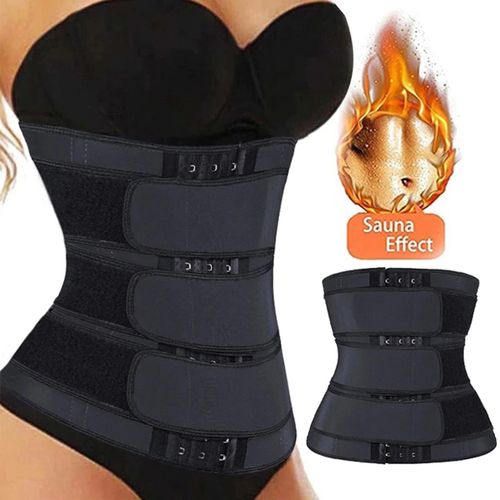 Shop Generic Neoprene Sauna Vest Body Slimming Waist Trainer Fashion  Workout Shapewear Adjustable Sweat Belt Corset Online