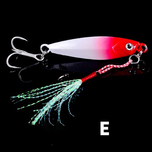 Generic 15g 60mm Artificial Bait Reusable Metal Lure Jiggi