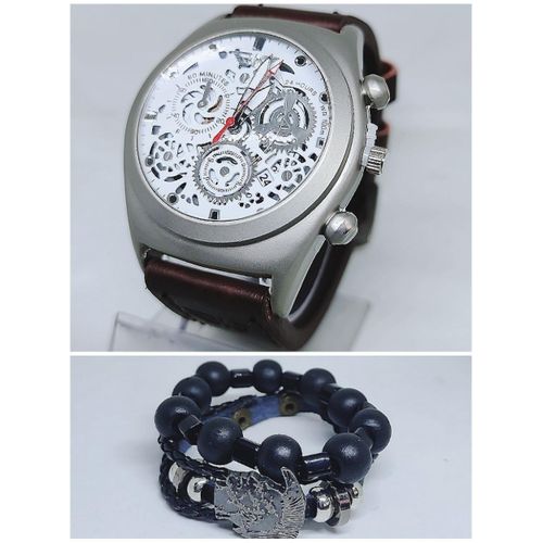 Leather wrist watch at jumia sales