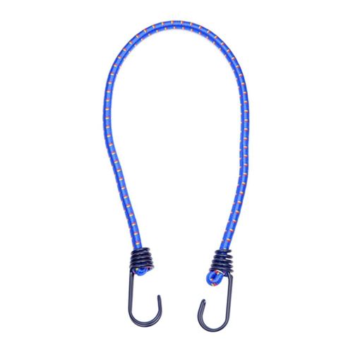 Generic 24'' Elastic Straps Bungee Cord Luggage Rope Hooks Stretch Tie Blue