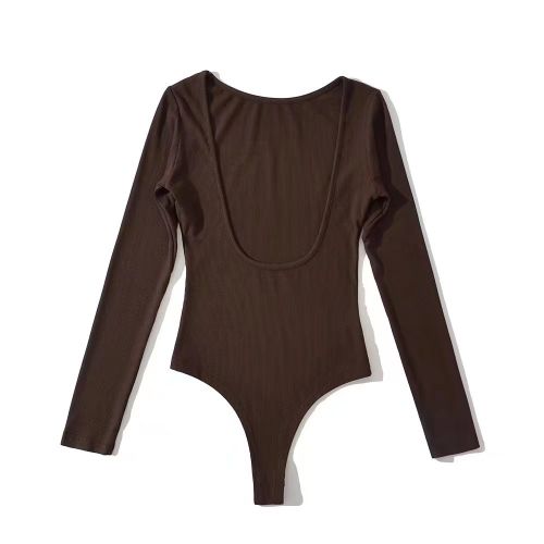 Shapely - Black And Brown Bodysuit on Designer Wardrobe