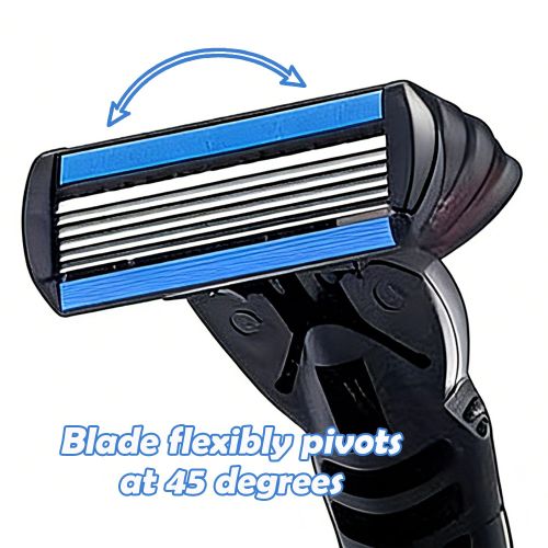 product_image_name-Generic-Blade Razor Shaver Men Manual Refill Reusable Face Cleansing-3