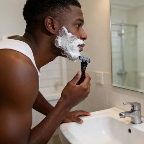 product_image_name-Generic-Blade Razor Shaver Men Manual Refill Reusable Face Cleansing-8