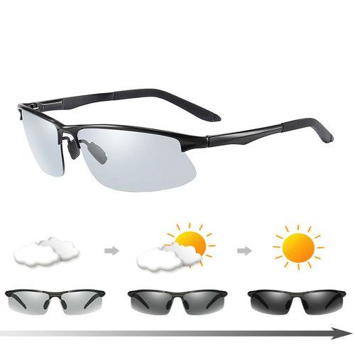 Generic Photochromic Polarized Sunglasses Fishing Eyewear