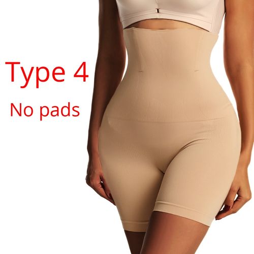 Fashion High Waist Shaper Women Tummy Control Waist Trainer Lifter Ocks Hip  Pad Invisible Control