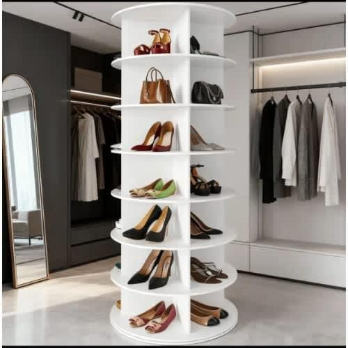 Generic 360degree rotating shoe rack
