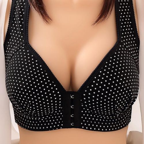 Generic Folomi Women Sexy Bras Front Closure Bra Wireless Soft