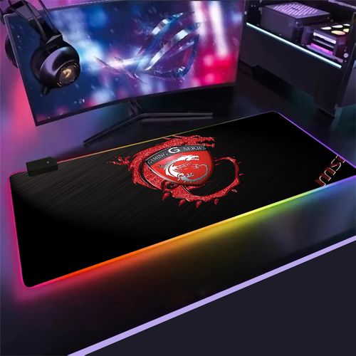 Generic 2021 DESIGN Mouse Pad LED RGB Big Size XXL Gamer Anti-slip