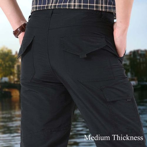 Casual Comfortable Men's Trouser Multi-Pocket Fashion Style