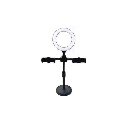 Generic Ring Light with Dual Phone Holder – Adjustable Live Streaming Stand - image 4