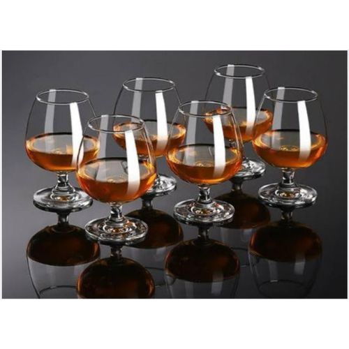 product_image_name-Generic-Brandy/Cocktail/Vodka Clear Glass Cup Set Of 6 Pieces-1