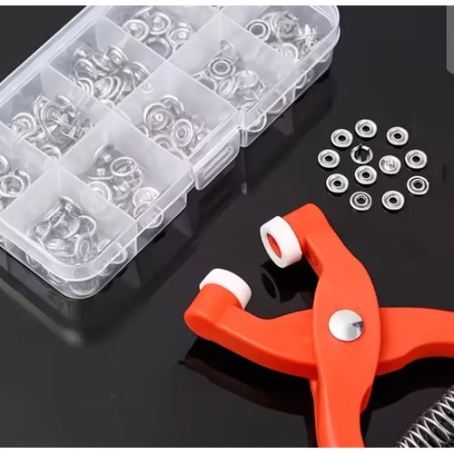 Generic 210pcs snap fasteners with pliers set - image 2