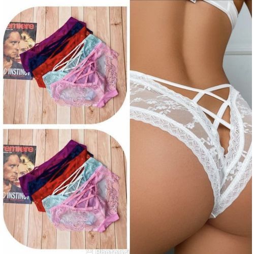 Fashion G-string Ladies Underwear Pants 6pcs