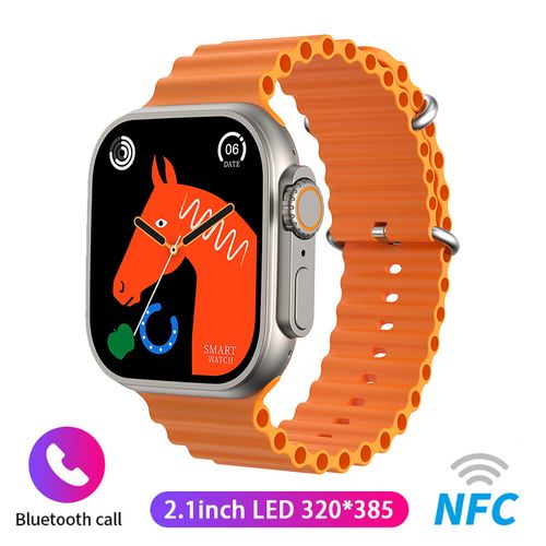 Generic Smartwatch 2.1 Screen Heart Rate Bluetooth Call Blood