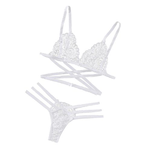 Lace Hollow Strappy Push, Underwear Womens