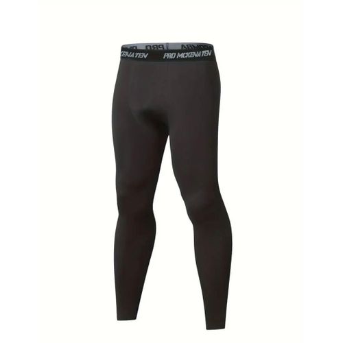 product_image_name-Generic- Men's Leggings Sports, Running Fitness Equipment, Compression Training, Five-point Underwear High Elastic Quick-drying Tight Short-4