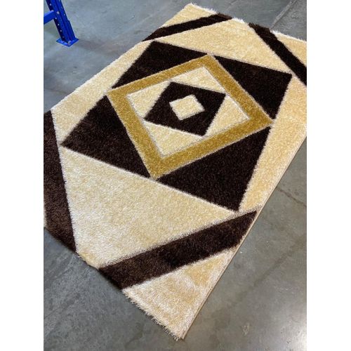 product_image_name-Generic-Modern Gold & Cream Expo Shaggy Turkey Center Rug-1