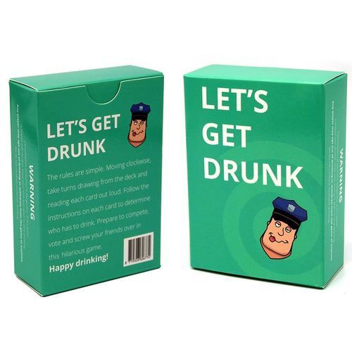 Generic Party Hangout Games Card Let Get Drunk