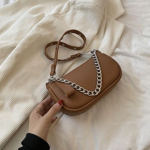 Retro Shoulder Bag Chain, Chain Casual Shoulder Bag