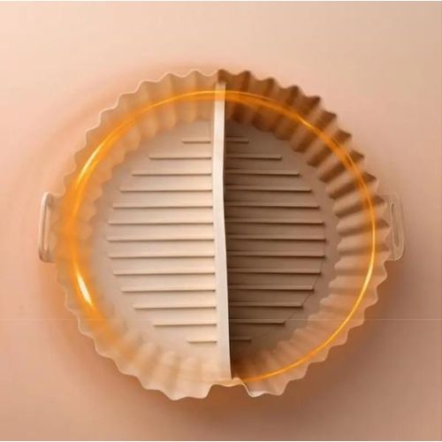 product_image_name-MAIDAOFZ-Multifunctional Silicone Tray For Air Fryer High-Temperature Bakeware Baking Delicacies Double-Piece Partition Fit for 3 to 5QT Air Fryer-7