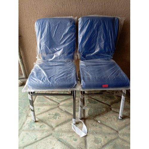 Generic modern blue upholstered dining/conference chairs