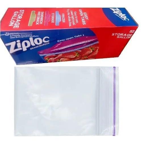 Ziploc  Storage Gallon, 52 Bags (26.8cm X 27.3cm)