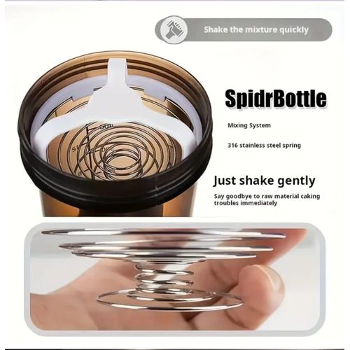 product_image_name-Generic-PowerShaker Pro Protein Shaker Bottle - Leakproof Gym Blender Cup with Mixing Ball-4