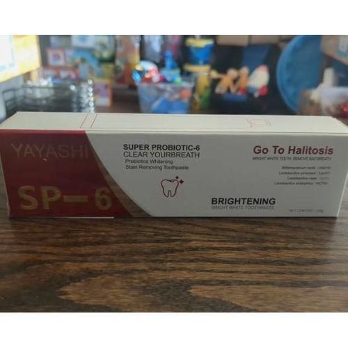 product_image_name-YAYASHI-SP-6 Super Probiotic Brightening Toothpaste - brightening & Fresh Breath 120g-2